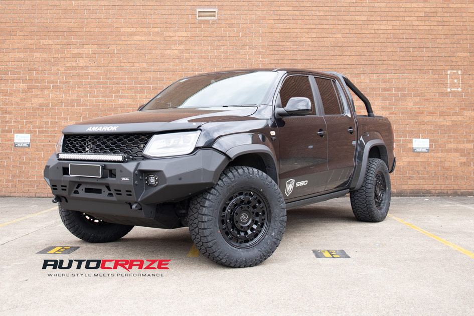 VOLKSWAGEN AMAROK BLACK RHINO ARSENAL MATTE BLACK