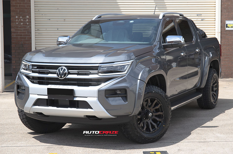 VOLKSWAGEN AMAROK NEXT GEN FUEL BLITZ MATTE BLACK MACHINED