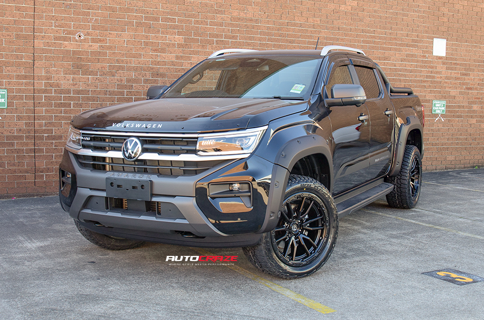VOLKSWAGEN AMAROK NEXT GEN FUEL REBEL 6 MATTE BLACK 