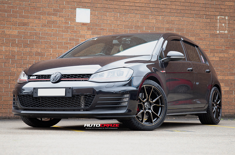 VOLKSWAGEN GOLF ENKEI SC51 BLACK TINT 