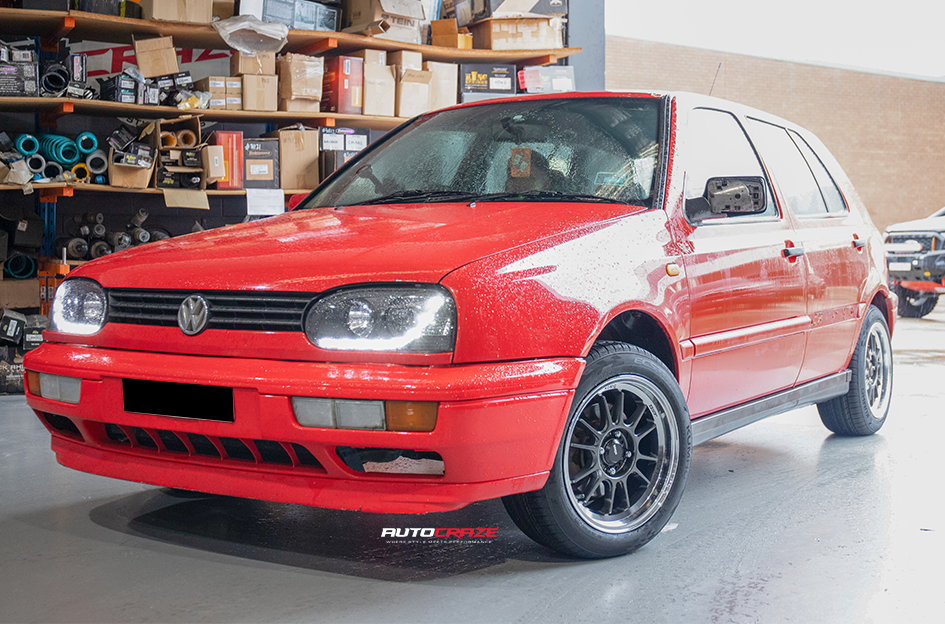VOLKSWAGEN GOLF KONIG HYPERGRAM METALLIC CARBON W/MACHINED LIP
