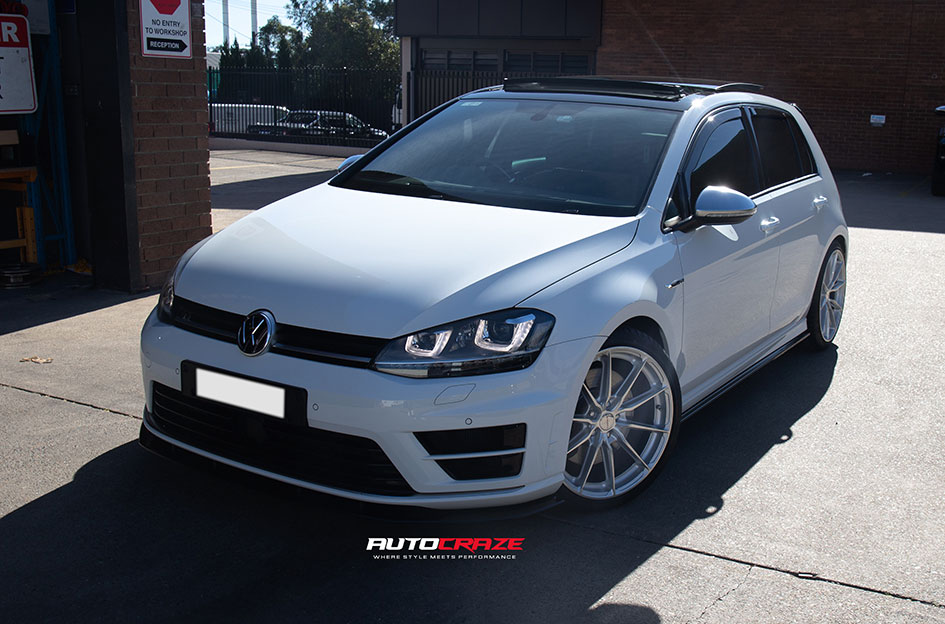 VOLKSWAGEN GOLF MASON ZR6 SILVER POLISHED