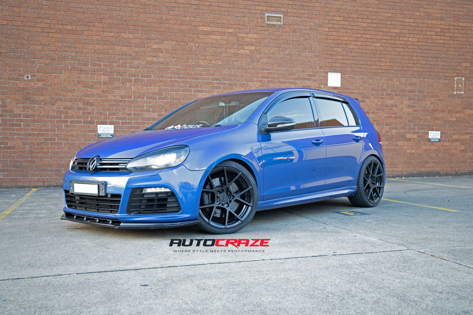 Volkswagen Golf Rotiform KPS Matte Black