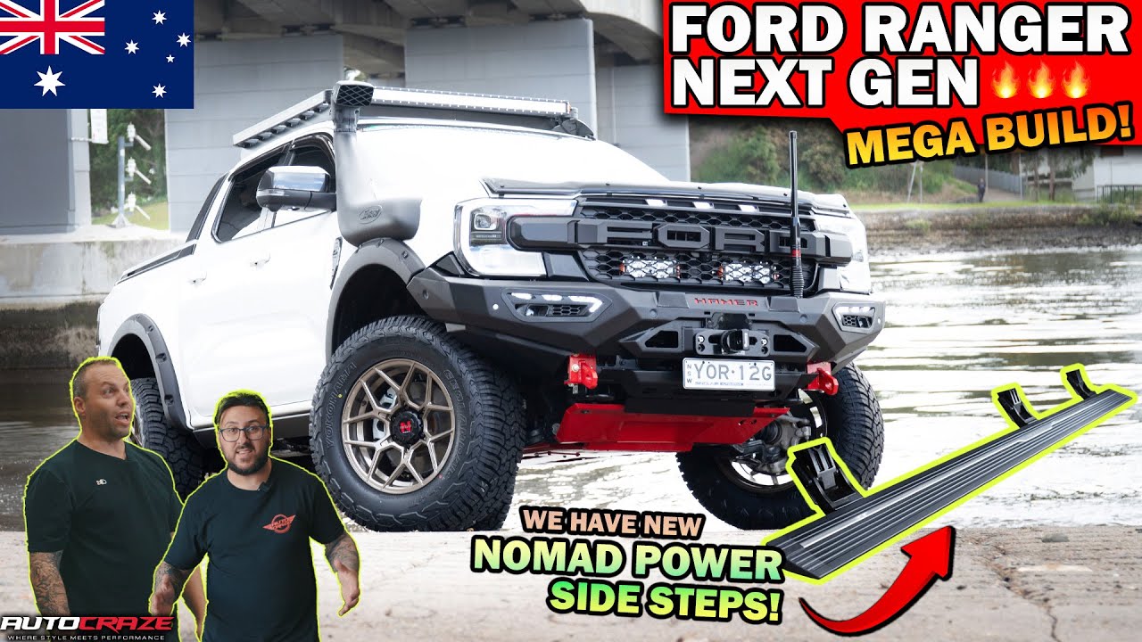 FORD RANGER NEXT GEN MEGA BUILD! | Modded 4x4 Ranger Next Gen! PLUS, New Side Steps!