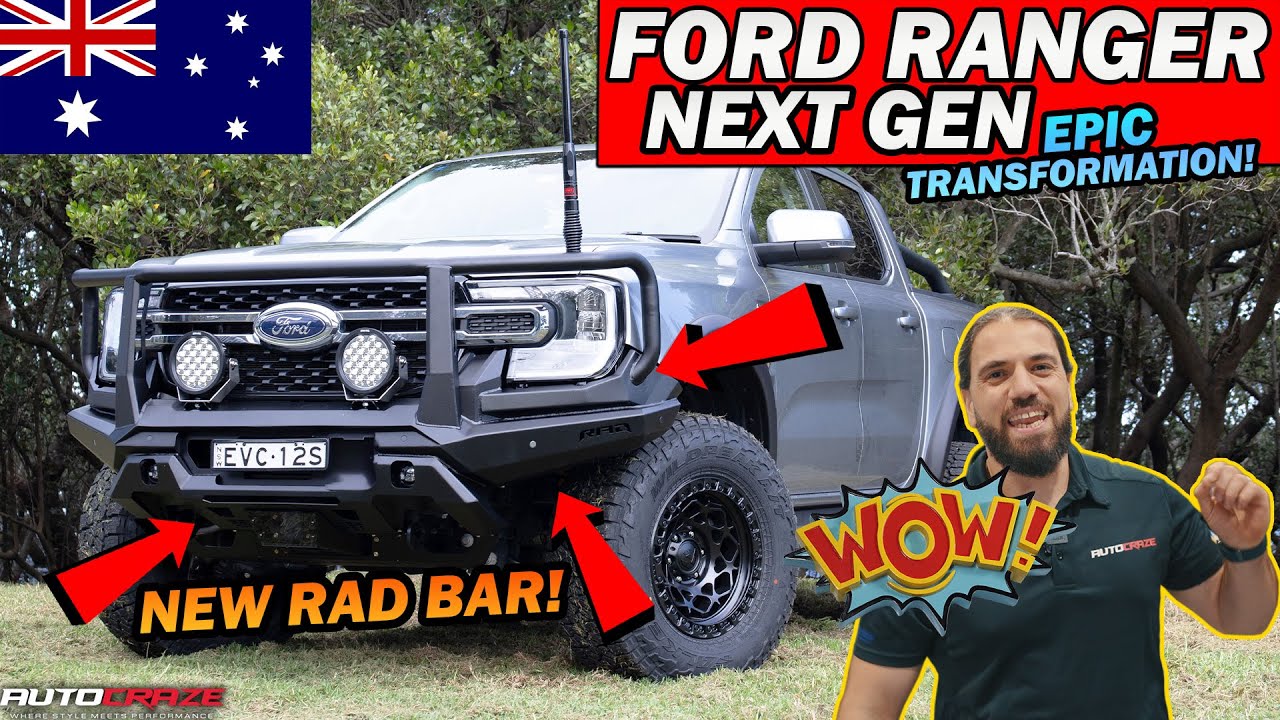 Is This The Best 4x4 Bull Bar in AUSTRALIA? | Ford Ranger Next Gen Epic MODS with NEW RAD BAR!