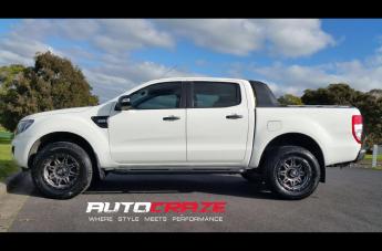 FORD RANGER HOSTAGE III MATTE ANTHRACITE WITH BLACK RING