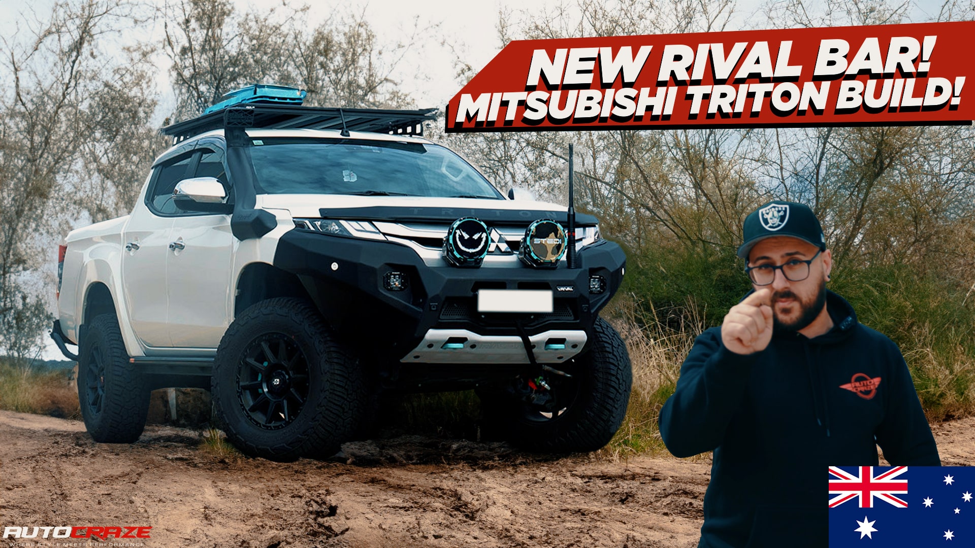 MITSUBISHI TRITON DIESEL CYCLONE MATT BLACK 