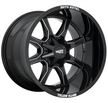 MO970 SATIN BLACK MILLED 