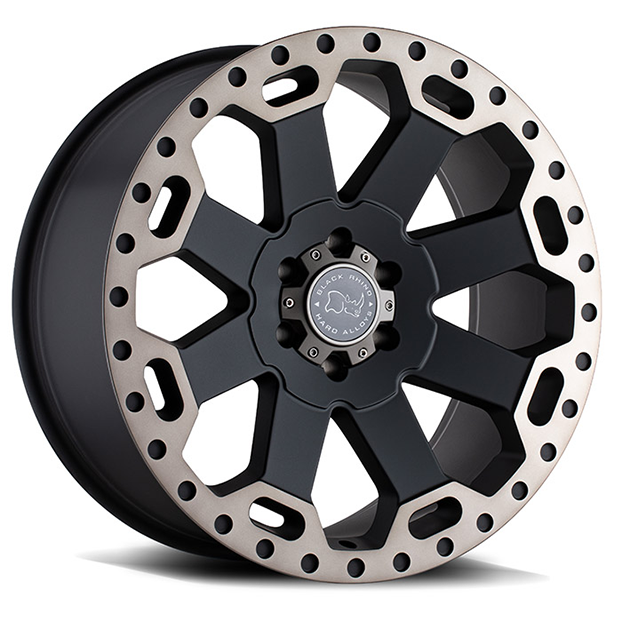 WARLORD MATTE BLACK WITH MACHINED DARK TINT LIP