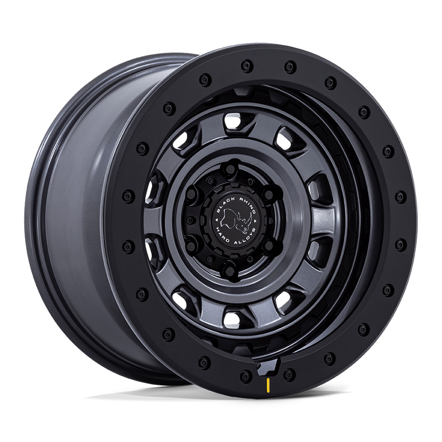 BLACK RHINO XPLORER MATTE GUNMETAL W/ MATTE BLACK LIP
