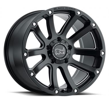 FORD RANGER HIGHLAND MATTE BLACK WITH MILLED SPOKES
