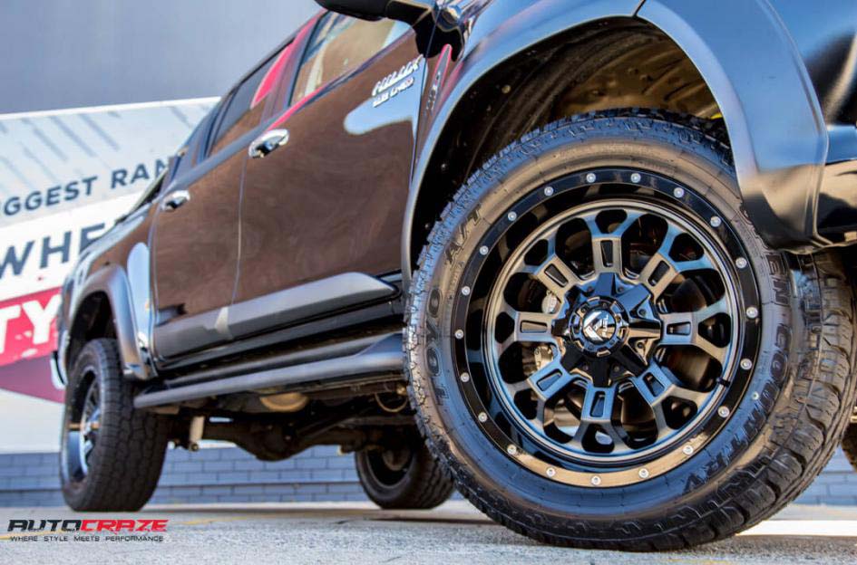 20Toyota Hilux Fuel Crush Wheels Toyo Open Country Tyres Front F