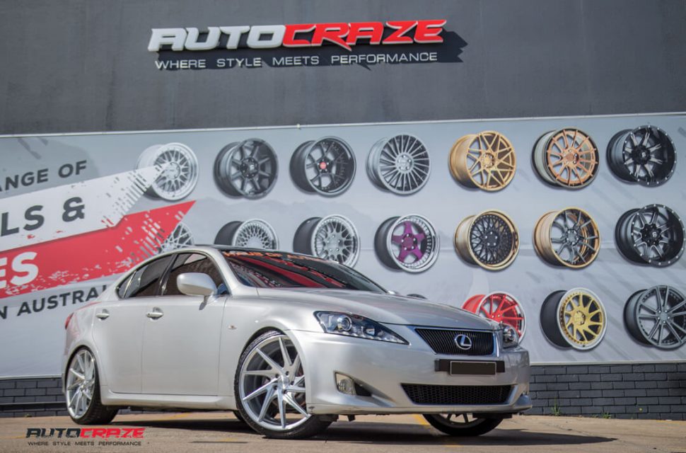 Lexus IS250 Niche Invert Wheels Front Close Shot Gallery Janurary 2018