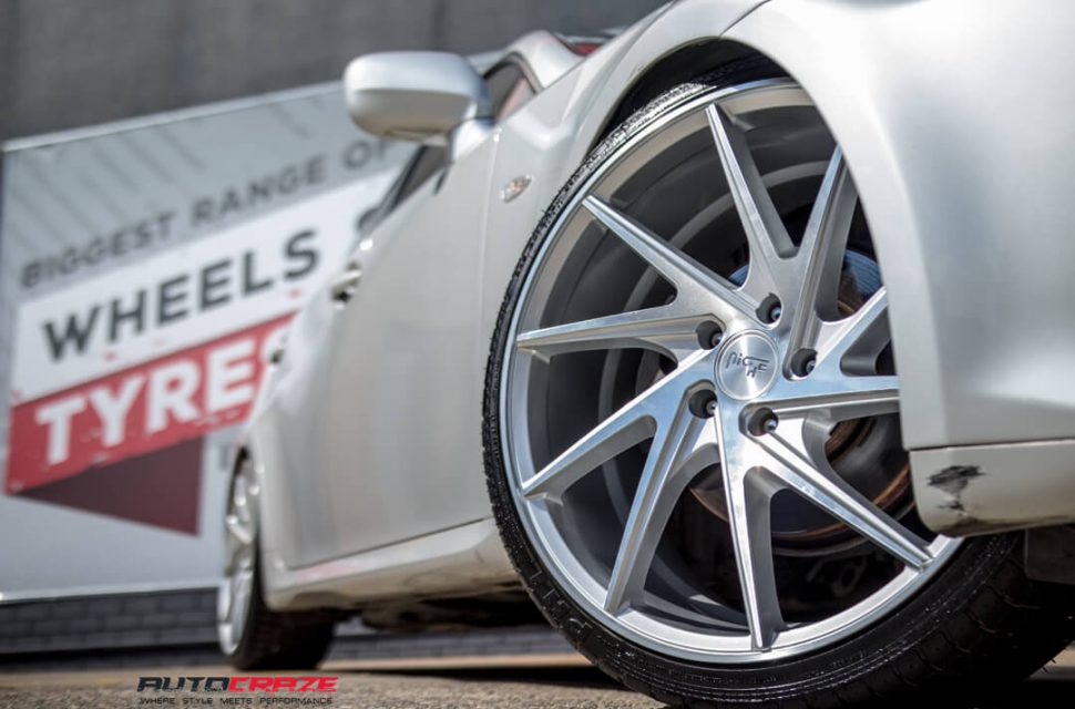Lexus IS250 Niche Invert Wheels Front Fitment Close Up Shot Gallery Janurary 2018