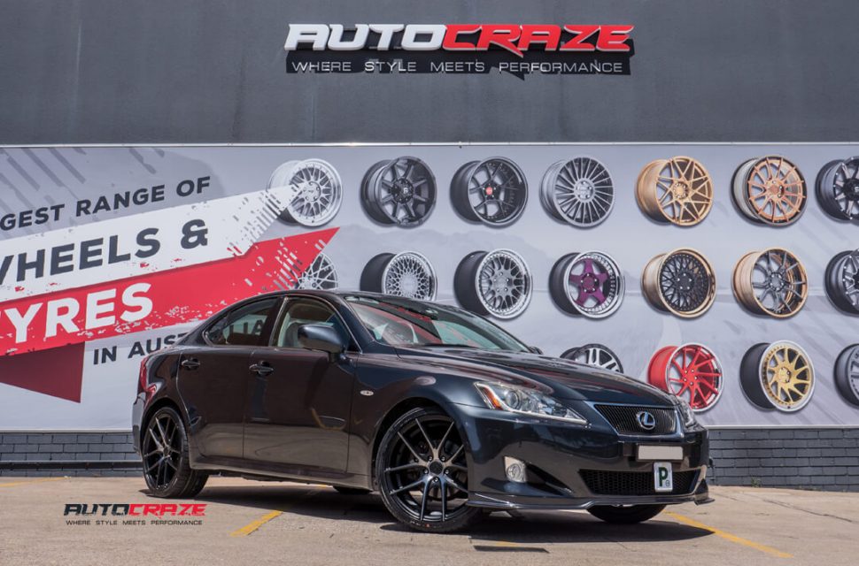 Lexus IS250 Niche Targa Wheels Kumho Wheels Front Close Shot Gal