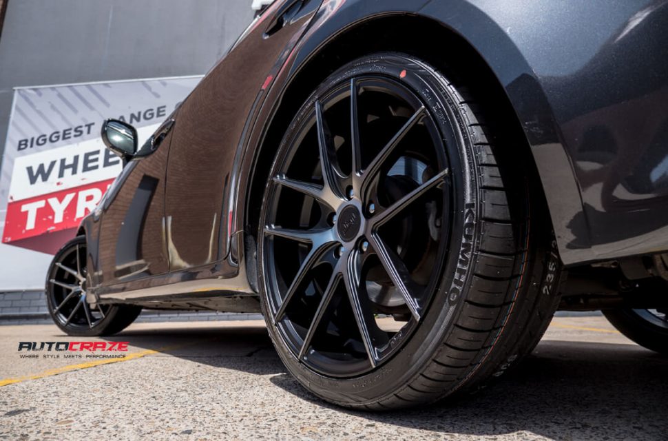 Lexus IS250 Niche Targa Wheels Kumho Wheels Rear Fitment Close Up Shot Gallery February 2018