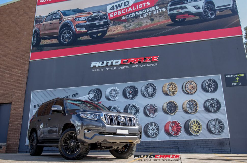 Toyota Prado KMC Monster 2 Toyo Open Country Front Close Shot Ga