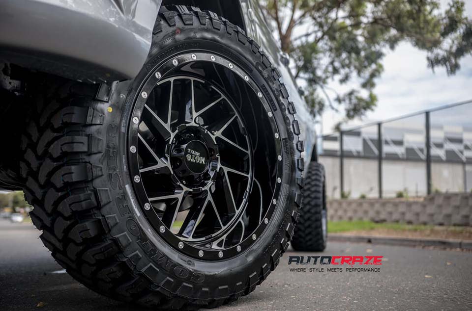 Mazda BT-50 Moto Metal MO985 Wheels Front Fitment Close Up Shot Gallery February 2018