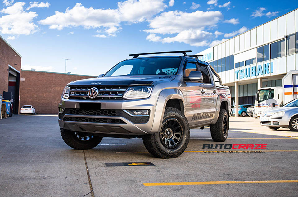 Volkswagen Amarok Fuel Vector Wheels BFG Tyres Front Close Shot Gallery August 2018