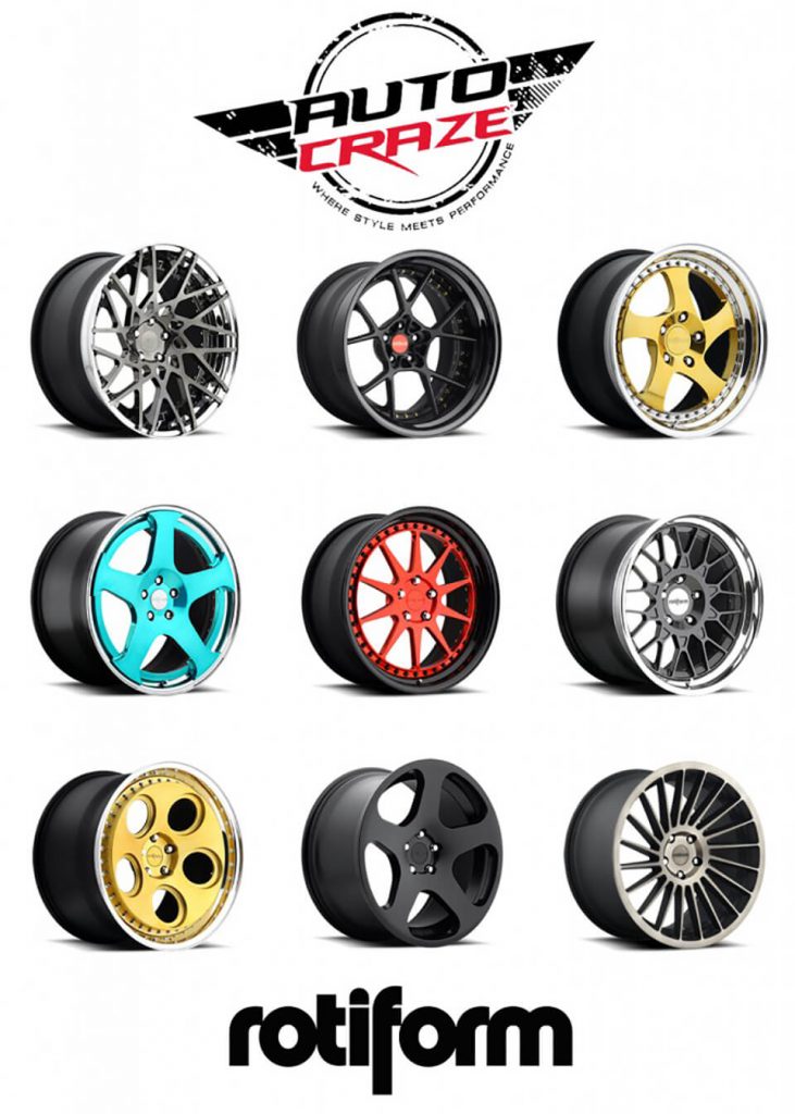 ROTIFORM WHEELS SHOCASING MULTIPLE SHOT