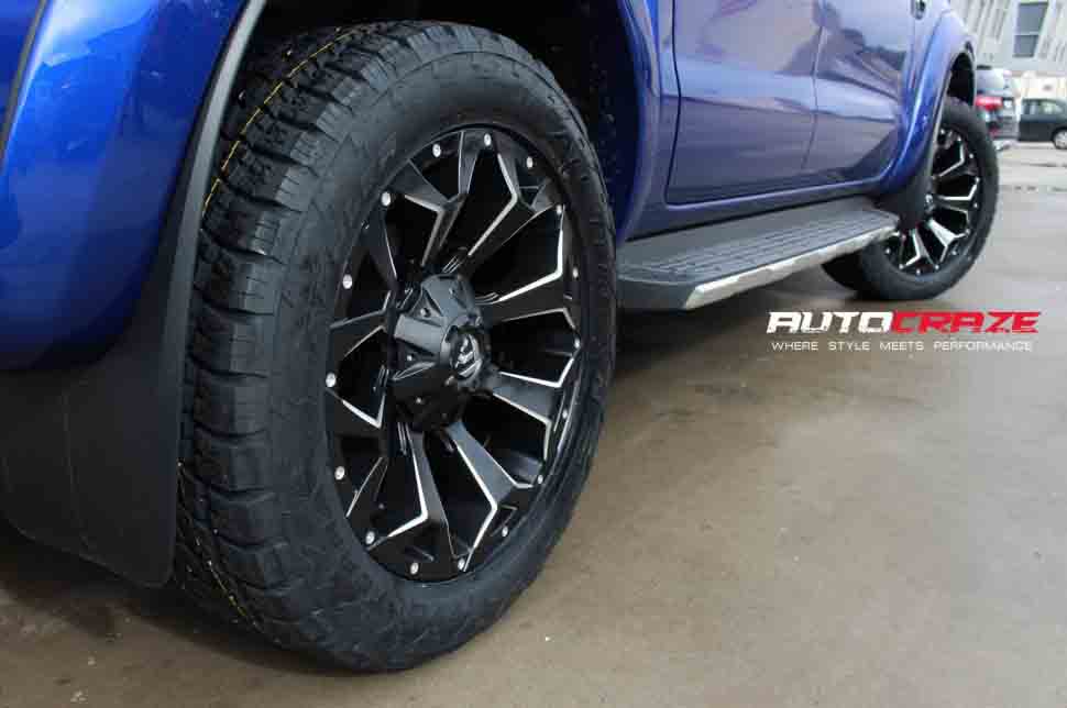 blue toyota land cruiser with fuel assault wheels january 2018