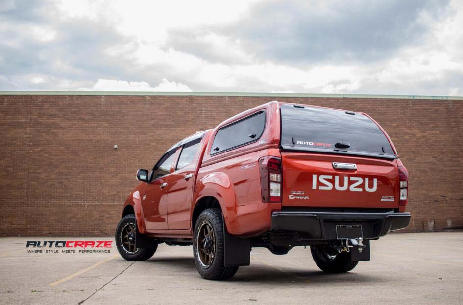 Isuzu Dmax Grid Gd07 wheel nitto terra grappler tyre rear wide a