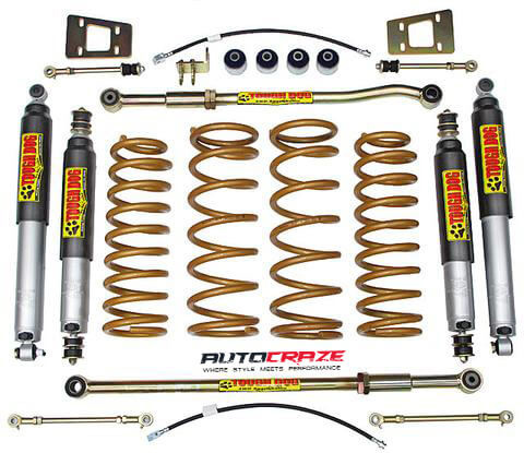 Showcase 4x4 suspension Tough Dog Lift Kit Components