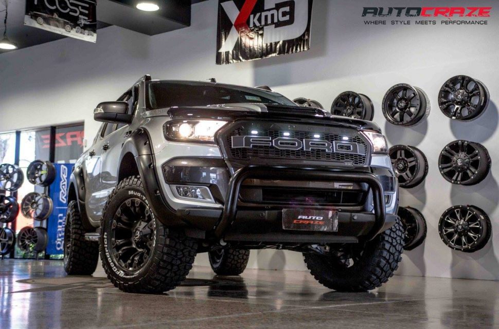 Armed Ready Ford Ranger BF goodrich mud terrain afterpay tyres front shot