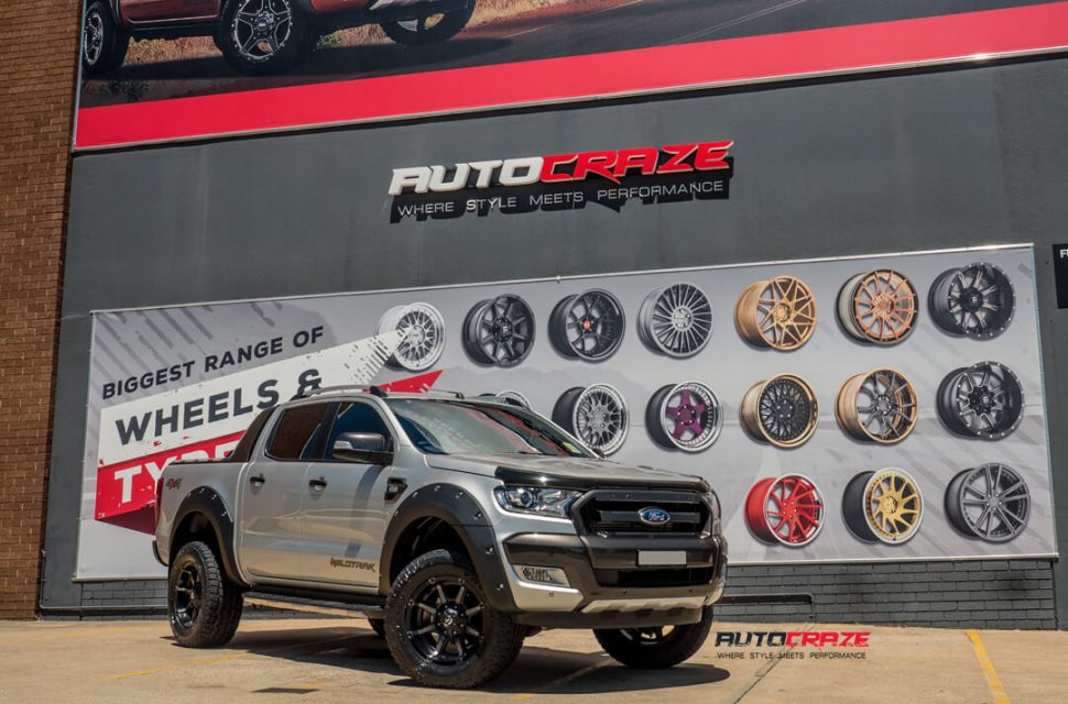 Ford Ranger Fuel Coupler Wheels Toyo Open Country Tyres Lift Kit Flares Bonnet Protector Front Fitment Close Up Shot February 2018