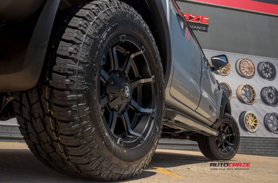 Ford Ranger Fuel Coupler Wheels Toyo Open Country Tyres Lift Kit Flares Bonnet Protector Rear Fitment Close Up Shot February 2018