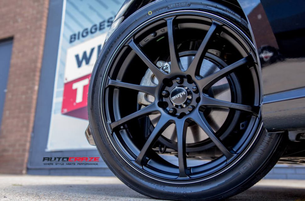 Toyota 86 King Halo Wheels Nitto Invo Tyres Wheel Close Up Shot
