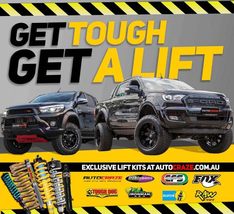 4wd lift kit banner Ford Ranger Toyota Hilux
