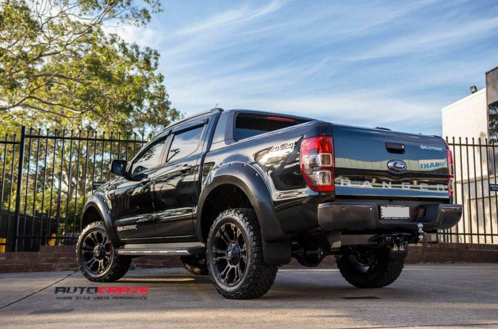Black Ford Ranger Bolt Flares