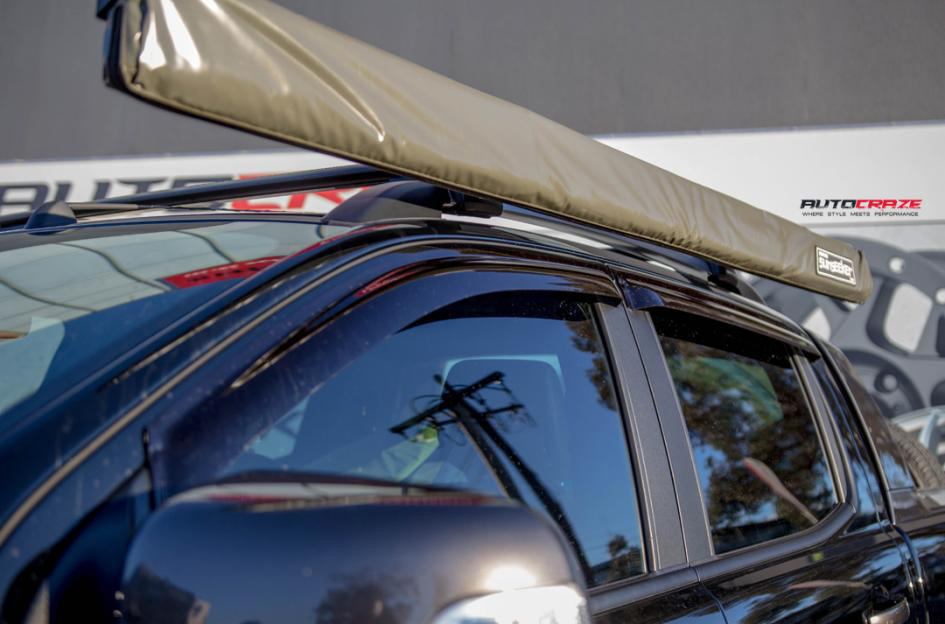 Black Ford Ranger Weather Shield Roof Rack Accessories AutoCraze
