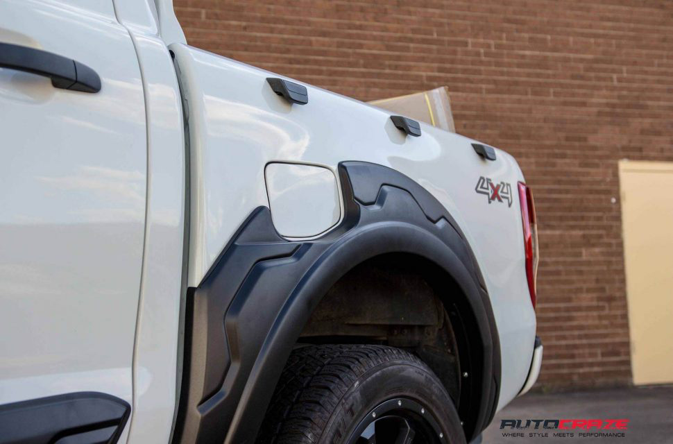 White Ford Ranger Black Op Flares Accessories AutoCraze