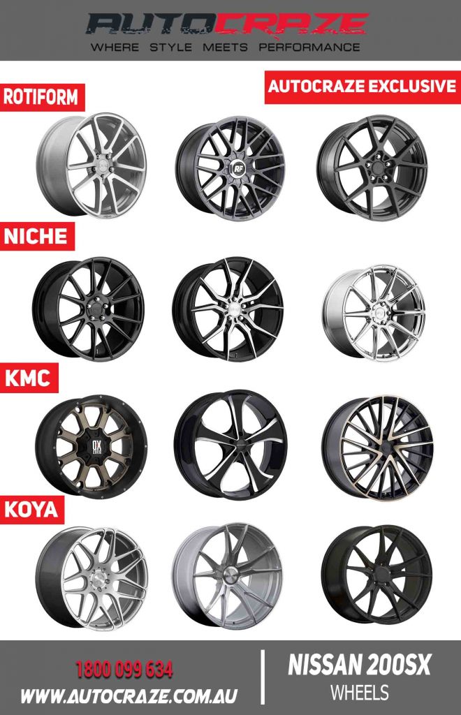 Nissan 200sx autocraze exclusive wheels