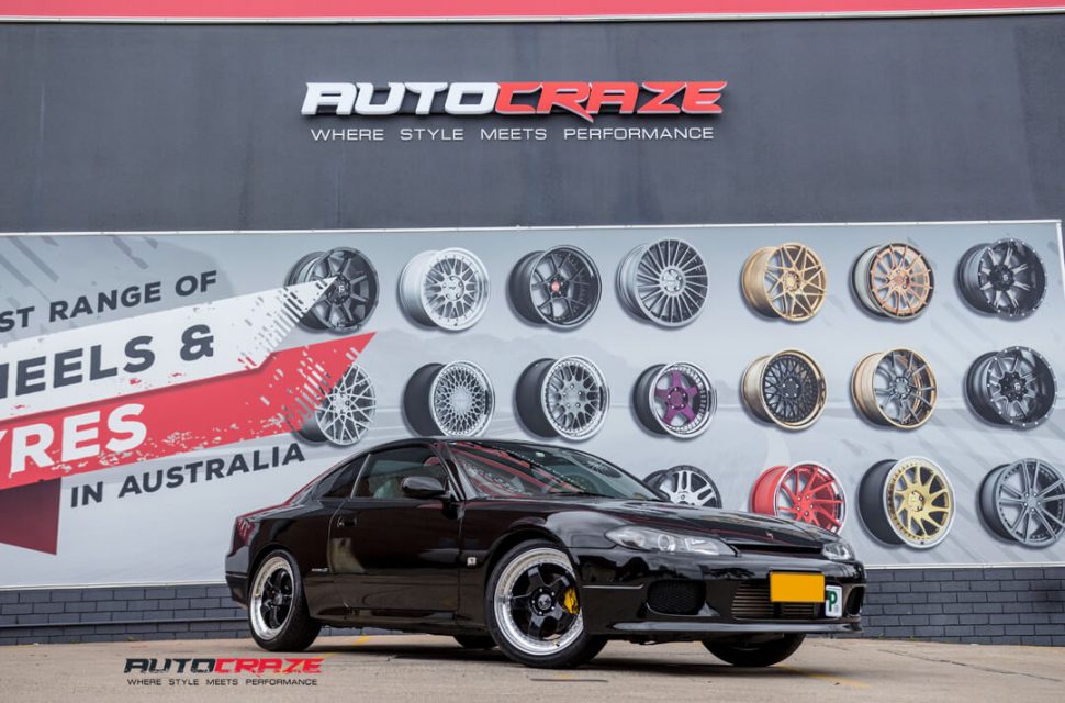 Nissan S15 Envisio RS1 Wheels Dunlop Tyres Front Close Shot Gallery Janurary 2018