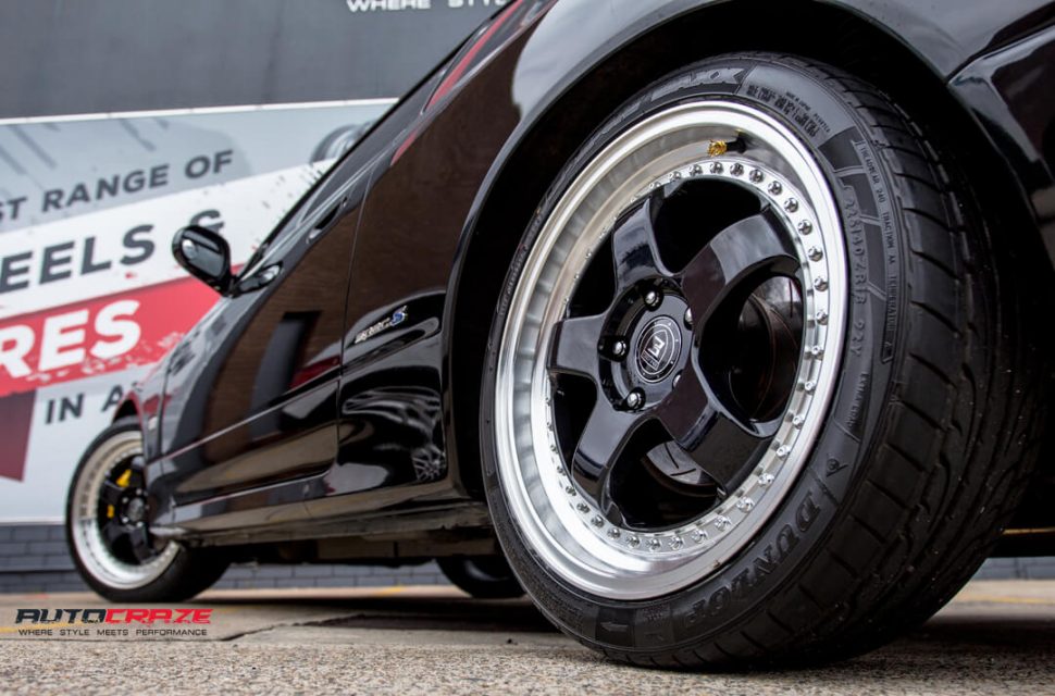 Nissan S15 Envisio RS1 Wheels Dunlop Tyres Rear Fitment Close Up Shot Gallery Janurary 2018