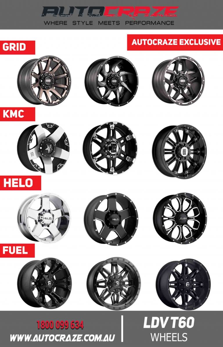 LDV T60 Wheels LDV T60 Wheels Tyres For Sale Australia Autocraze 1800 099 634