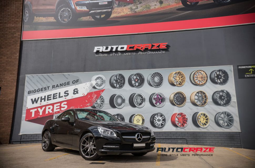 Mercedes SLK 350 Niche Misano Wheels Michelin Tyres Front Close Shot Gallery March 2018
