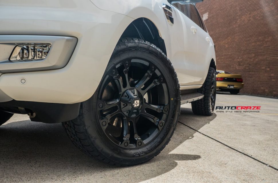 Ford Everest Diesel Brooklyn Wheels Nitto Terra Grappler Tyres Front Fitment Close Up Shot Gallery February 2018