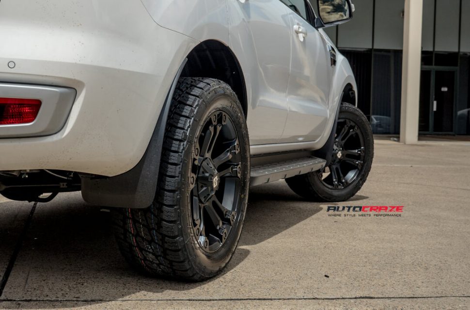 Ford Everest Diesel Brooklyn Wheels Nitto Terra Grappler Tyres Rear Fitment Close Up Shot Gallery February 2018