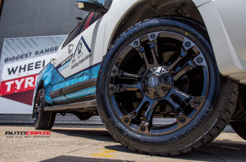 Holden Colorado Diesel Brooklyn Wheels Nitto Terra Grappler Tyres Front Fitment Close Up Shot Gallery Janurary 2018