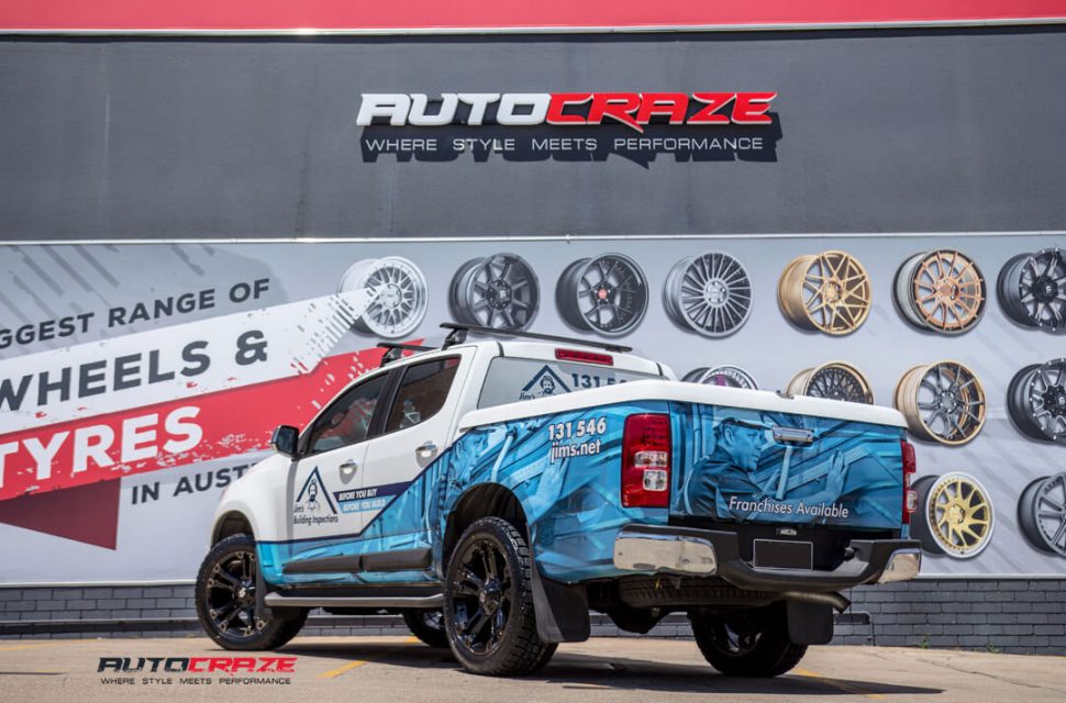 Holden Colorado Diesel Brooklyn Wheels Nitto Terra Grappler Tyres Rear Close Up Shot Gallery Janurary 2018