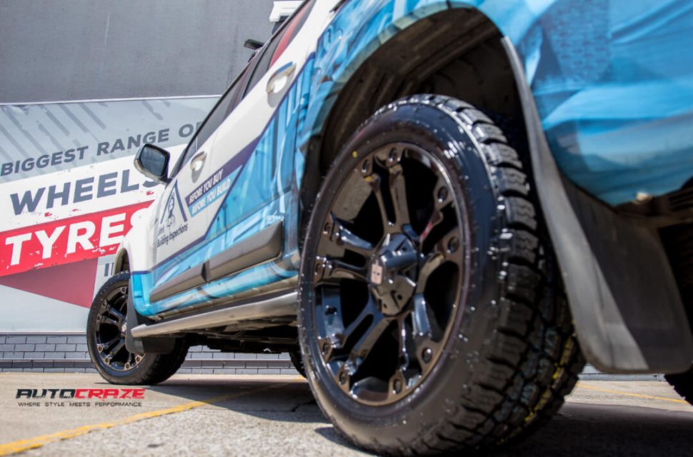 Holden Colorado Diesel Brooklyn Wheels Nitto Terra Grappler Tyres Rear Fitment Close Up Shot Gallery Janurary 2018