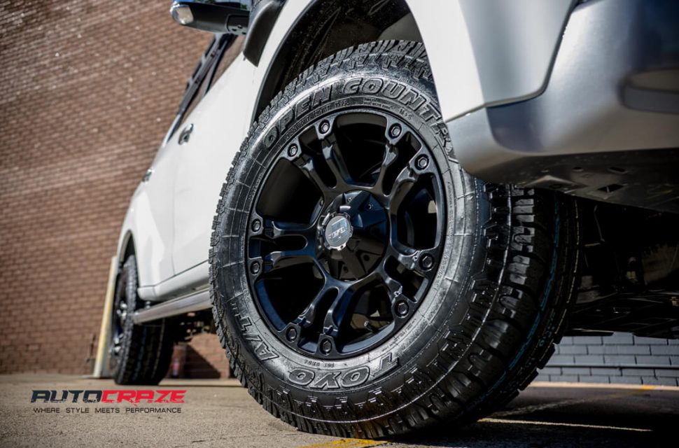 Isuzu DMAX with Diesel Brooklyn Wheels and Toyo Tyres Front Fitment Close Up Shot March 2018
