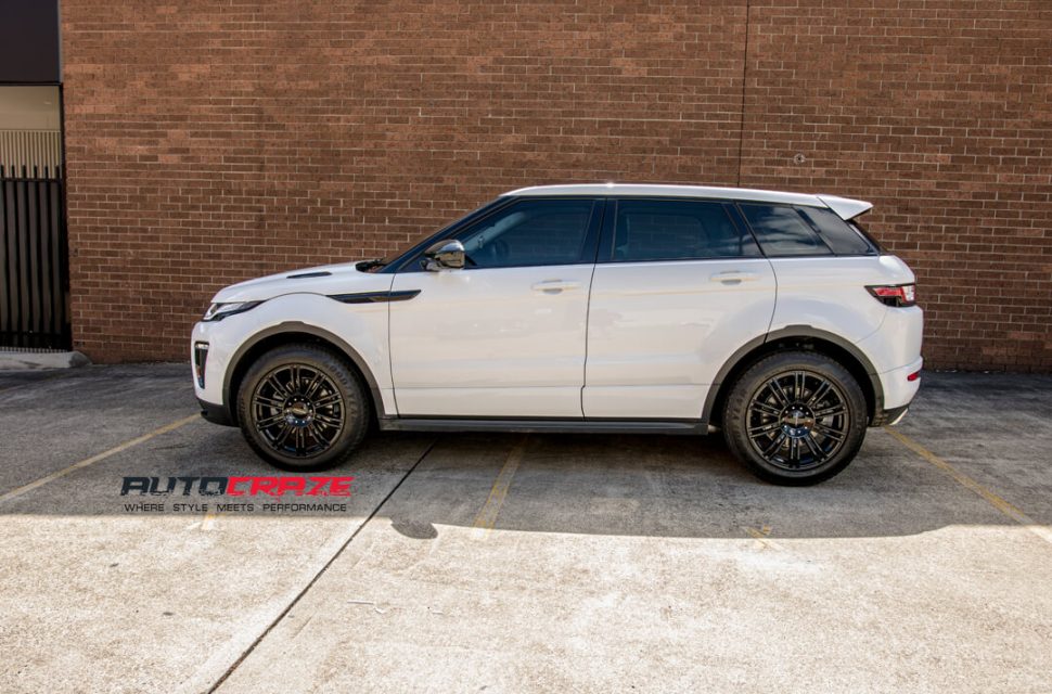 Land Rover Range Rover Evoque KMC KM677 D2 Wheels Side Fitment Shot Gallery March 2018