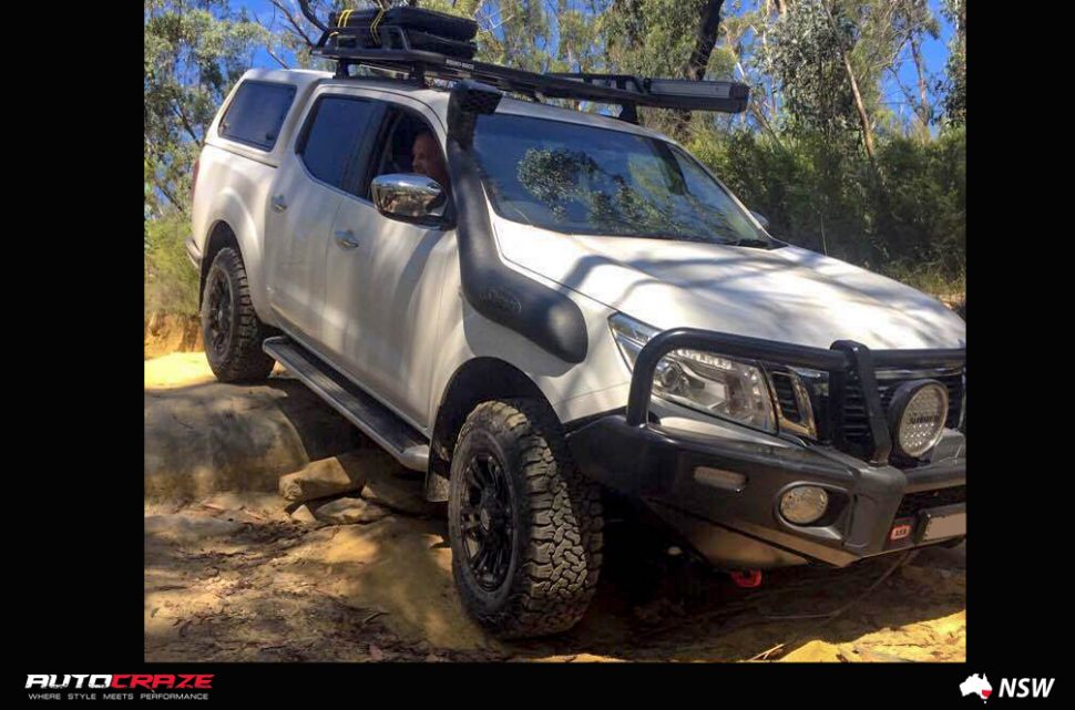 Nissan Navara KMC RG1 Wheels BFGoodrich Tyres Safari snorkel Close Shot Gallery april 2018