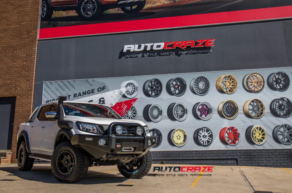 Nissan Navara KMC RG1 Wheels BFGoodrich Tyres Front Close Shot Gallery March 2018