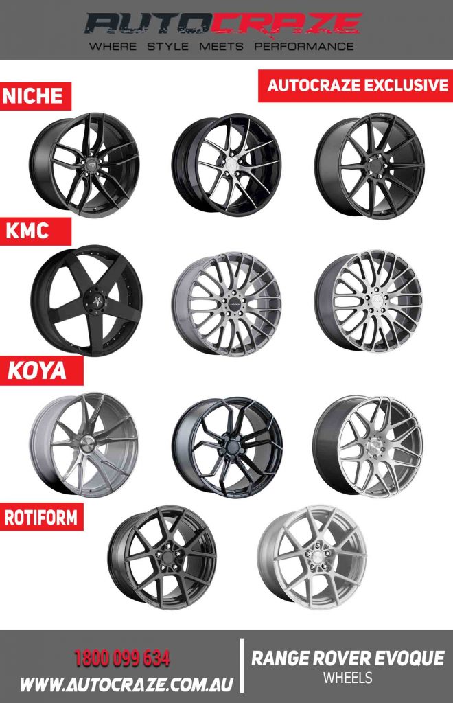 range rover evoque autocraze exclusive wheels